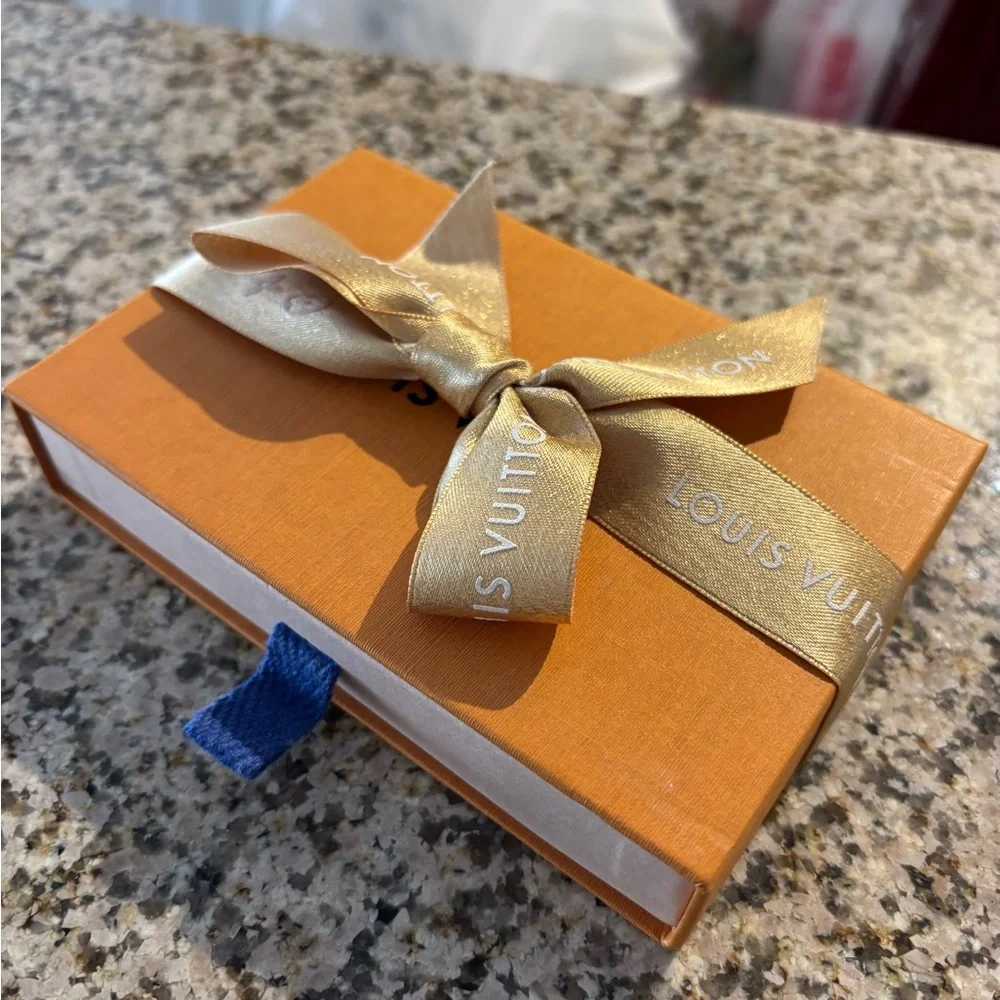 Louis Vuitton Damier Ebene Key Pouch with Gold Clasp - Picture 11 of 11